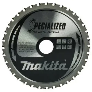 Makita B-33417 kotouč pilový ocel SPECIALIZED 185x1.9x30mm 36Z = old B-09743