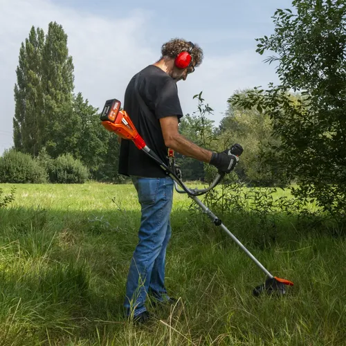 AKU křovinořez 40V LI-ION 255mm (bez baterie) Powerplus POWDPG75510