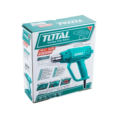 Zrušeno! nahrazeno výrobkem tb20078 pistole horkovzdušná, 2000w, industrial TOTAL TB20036