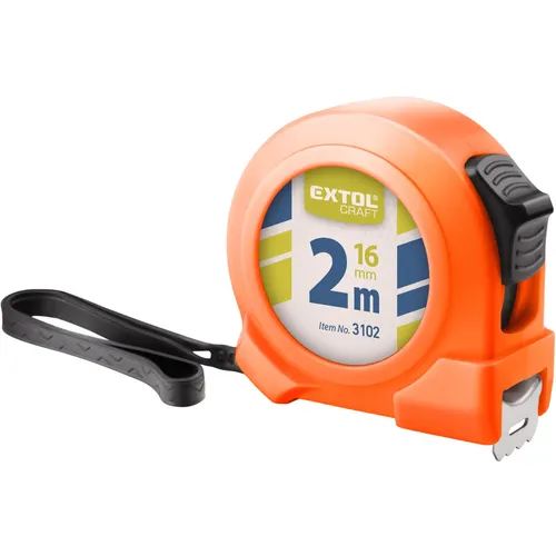 Zrušeno! nahrazeno výrobkem 921002 metr svinovací, 2m, š. pásku 16mm EXTOL CRAFT 3102