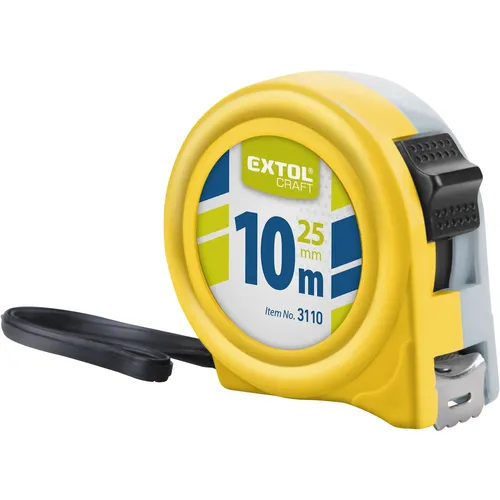 Zrušeno! nahrazeno výrobkem 921010 metr svinovací, 10m, š. pásku 25mm EXTOL CRAFT 3110
