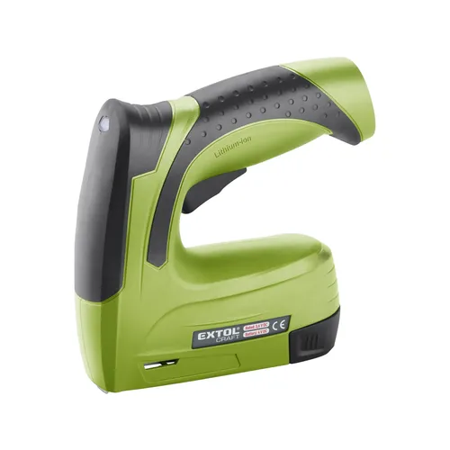 Zrušeno! nahrazeno výrobkem 420101, sponkovačka/hřebíkovačka aku, 3,6v li-ion, 1300mah EXTOL CRAFT 402900