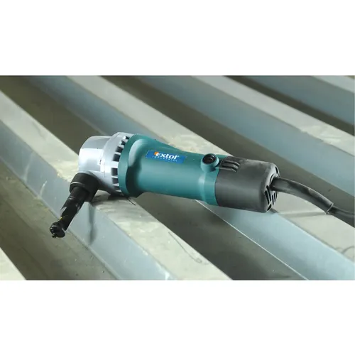 Zrušeno! nahrazeno výrobkem 8797206, nůžky na plech, prostřihovačky elektrické, 500w EXTOL INDUSTRIAL 8797205