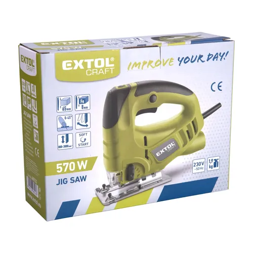 Zrušeno! nahrazeno výrobkem 405124 pila přímočará, 570w EXTOL CRAFT 405123