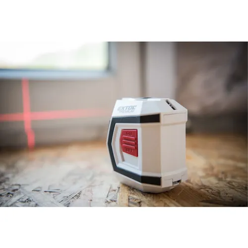 Zrušeno! nahrazeno výrobkem 8823306, laser liniový, křížový samonivelační EXTOL PREMIUM 8823301