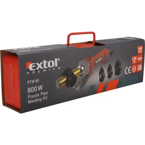 Zrušeno! nahrazeno výrobkem 8897211, svářečka polyfúzní, 800w EXTOL PREMIUM 8897210