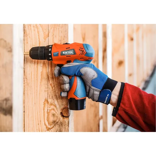 Zrušeno! nahrazeno výrobkem 8891152 vrtací šroubovák aku, 12v li-ion (2x), 1500mah EXTOL PREMIUM 8891151