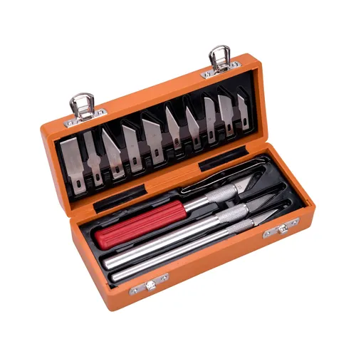 Zrušeno! nahrazeno výrobkem 8855196 nože na vyřezávání, sada 17ks, v krabičce z abs pl. EXTOL CRAFT 91350