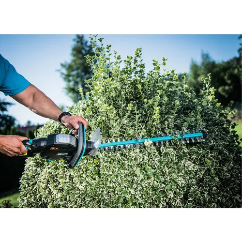 Zrušeno! nahrazeno výrobkem 8795604. nůžky na živé ploty aku, 40v li-ion, 2500mah,  EXTOL INDUSTRIAL 8795600