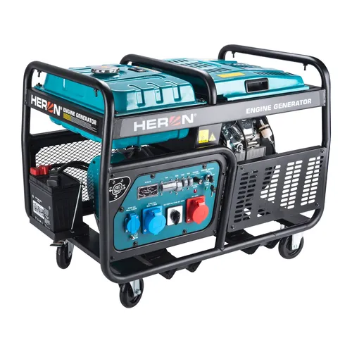 Zrušeno! nahrazeno výrobkem 8896431 elektrocentrála benzínová 22hp/11kw/13,5kva (400v), 11kw (230v), podvozek HERON 8896430