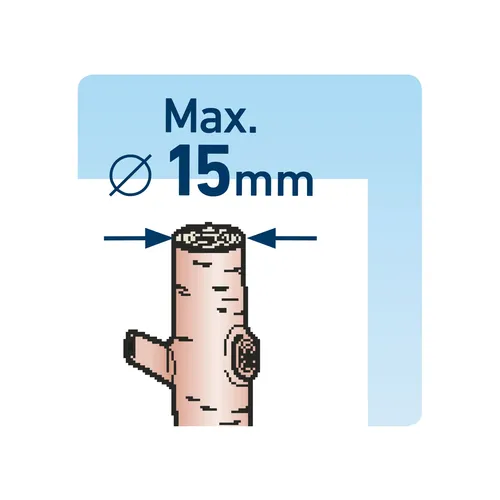 Nůžky zahradnické na květiny, 180mm, extol lady 9272