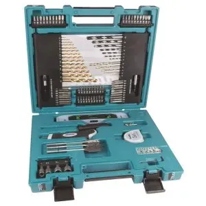 Makita E-22604 sada vrtáků a příslušenství 104 ks v plastovém kufru=oldD-31778
