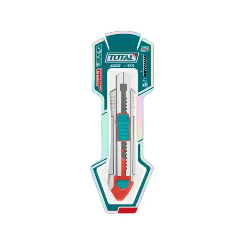 Nůž ulamovací kovový s kovovou výztuhou, sk4 TOTAL TG5121806