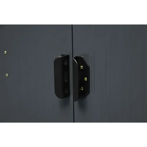 Riwall PRO RMSP 9x8 Anthracite LUX zahradní domek kovový 2,4 x 2,8 m s pultovou střechou antracit