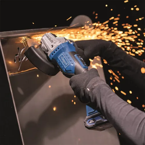 Scheppach BC-AG125-X 20 V IXES aku úhlová bruska (bez baterie a nabíječky)