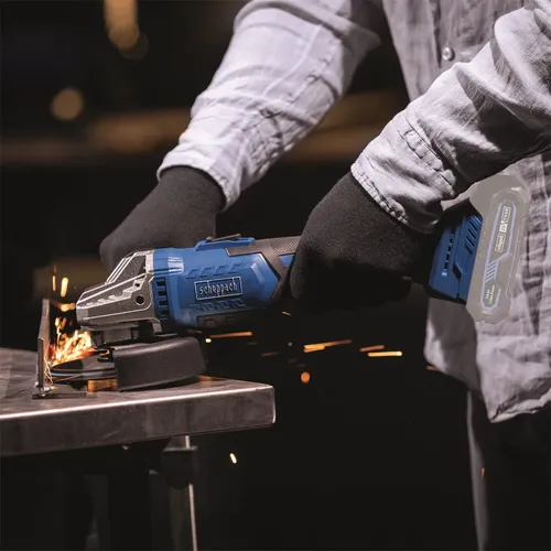 Scheppach C-AG125-X 20 V IXES aku úhlová bruska (bez baterie a nabíječky)