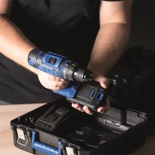 Scheppach C-DTB74/1-X 20 V IXES set aku vrtacího šroubováku a 74 ks příslušenství