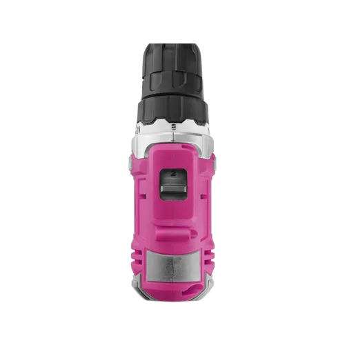 Vrtací šroubovák aku, růžový, 12v li-ion, 1300mah, v tašce EXTOL LADY 402401