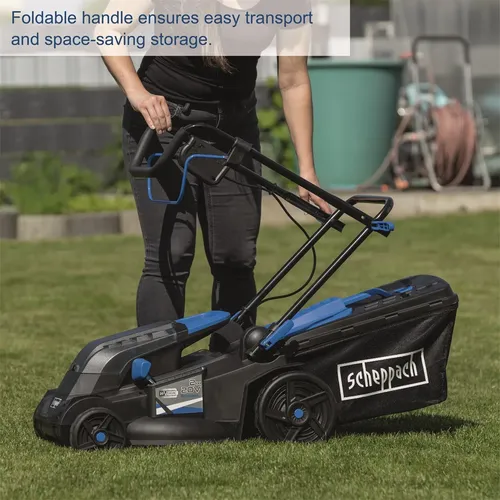 Scheppach BC-MP380-X-SET XL2 2x20 V IXES aku sekačka 4v1 s bezuhlíkovým motorem + 2x 4Ah baterie + duální nabíječka 4,5 A