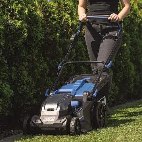 Scheppach BC-MP430-X-SET XL2 2x20 V IXES aku sekačka 4v1 s bezuhlíkovým motorem + 2x 4Ah baterie + duální nabíječka 4,5 A