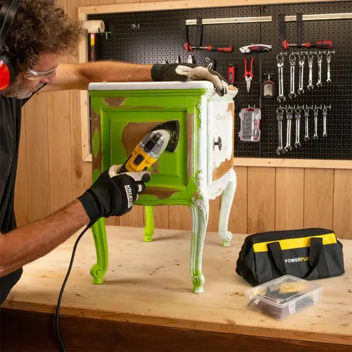 Multifunkční stroj / oscilační bruska 450 W Powerplus POWX1348