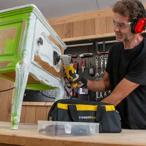 Multifunkční stroj / oscilační bruska 450 W Powerplus POWX1348