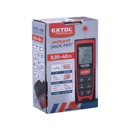 Zrušeno! nahrazeno výrobkem 8820042, metr laserový digitální EXTOL PREMIUM 8820041