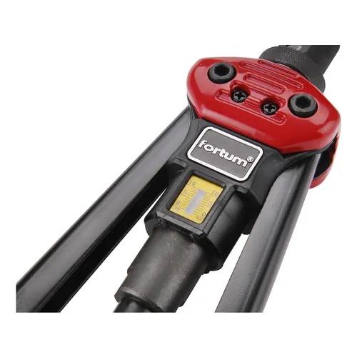 Zrušeno! nahrazeno výrobkem 4770635, kleště nýtovací pákové samovysouvací se stupnicí, m3-m12, 440mm FORTUM 4770630
