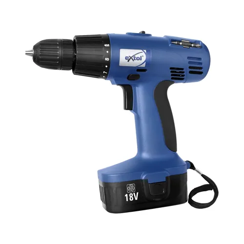 Zrušeno! nahrazeno výrobkem 402318, vrtačka aku. šroubovací EXTOL CRAFT 402223