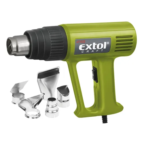Zrušeno! nahrazeno výrobkem 411023, pistole horkovzdušná EXTOL CRAFT 411022