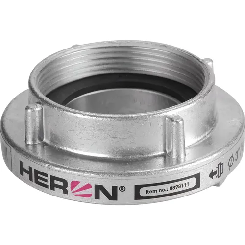 Zrušeno! nahrazeno výrobkem 8898110, spojka b75 pevná vnitřní závit w tlaková s těsněním, 3" (80mm) HERON 8898111