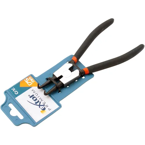 Zrušeno! nahrazeno výrobkem 8813514, kleště seeger zahnuté vnější 175mm, cr-v EXTOL PREMIUM 8813504