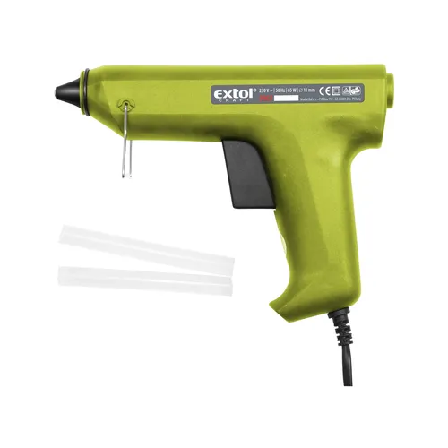 Zrušeno! nahrazeno výrobkem 422002, pistole tavná lepící, 65w EXTOL CRAFT 9907
