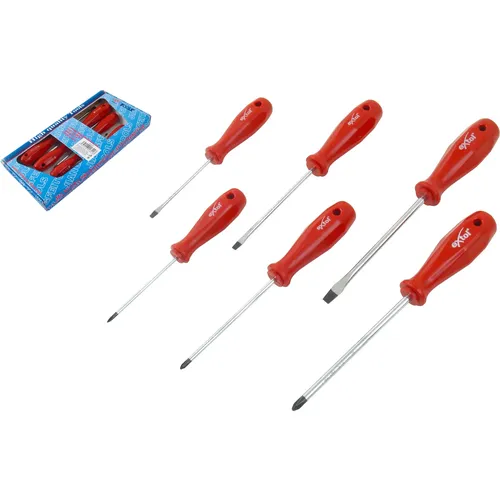 Zrušeno! nahrazeno výrobkem 53041, šroubováky ergo, sada 5 ks EXTOL CRAFT 15371