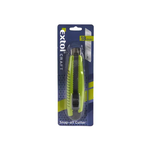 Zrušeno! nahrazeno výrobkem 80034, nůž ulamovací s kovovou výztuhou, 18mm EXTOL CRAFT 80038