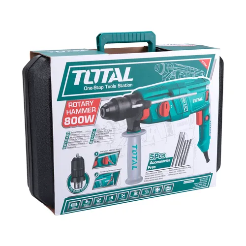 Zrušeno! nahrazeno výrobkem th308268-2, kladivo vrtací, sds plus, 2,5j TOTAL TH308266-2