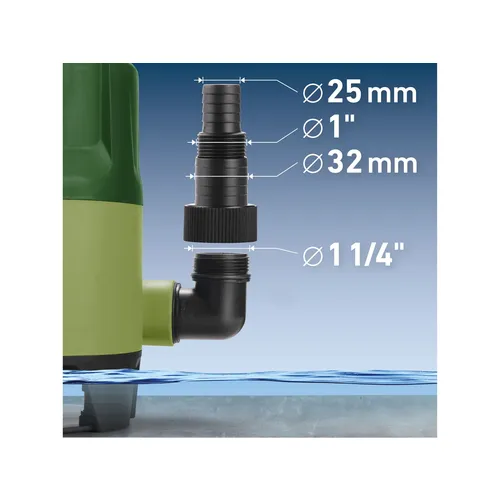 Čerpadlo na znečištěnou vodu, 400w, 7500l/h EXTOL CRAFT 414122