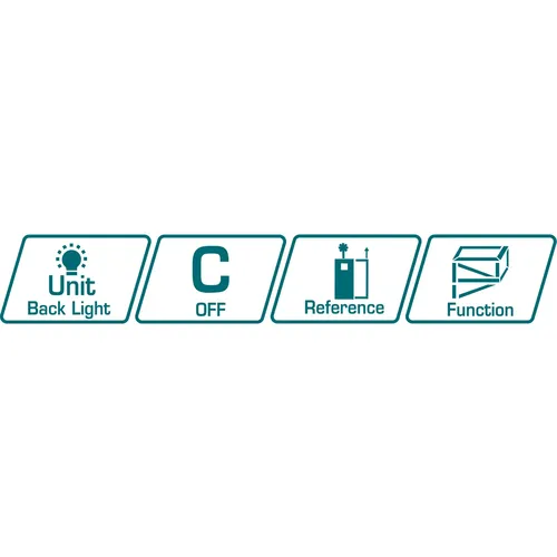 Metr laserový digitální, 60m TOTAL TMT56016