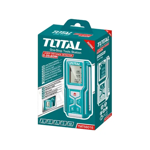 Metr laserový digitální, 60m TOTAL TMT56016
