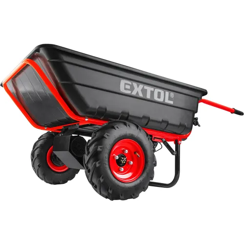 Dvoukolák nákladní s převodovkou aku, 400kg, 225l, 40v li-ion, 6ah EXTOL PREMIUM 8891592