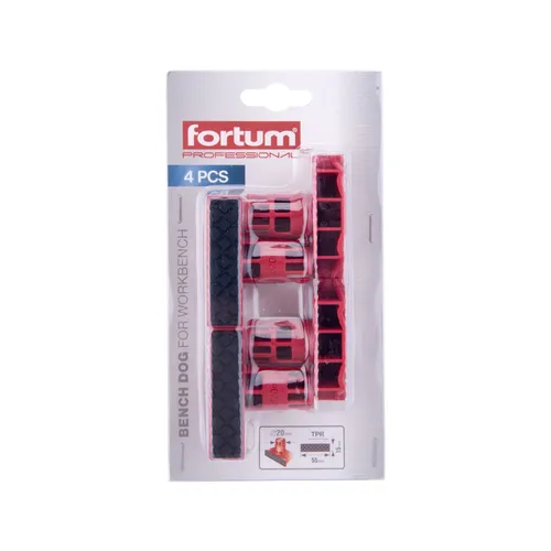 Zarážky vymezovací sada 4ks, k multif. stolům s otvory o 20mm FORTUM 4759993
