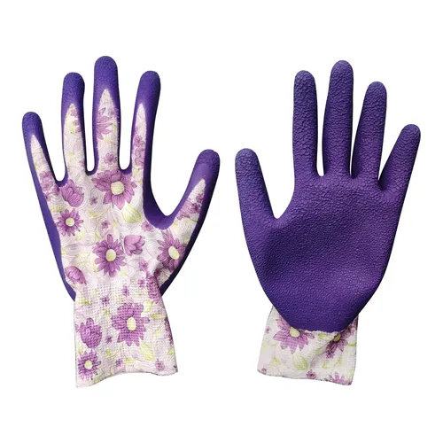 Rukavice polyesterové, bezešvé, polomáčené v latexu, velikost 7" EXTOL LADY 8856664