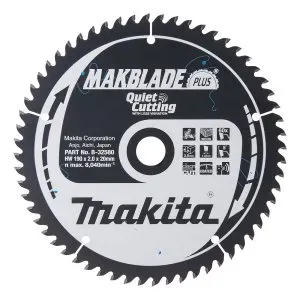Makita B-32580 kotouč pilový dřevo MAKBLADEplus 190x2x20mm 60Z = old B-08757