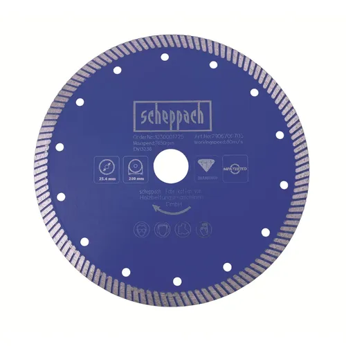 Scheppach Profesionální diamantový řezný kotouč (200 x 25,4 x 1,6 mm) pro FS 3600