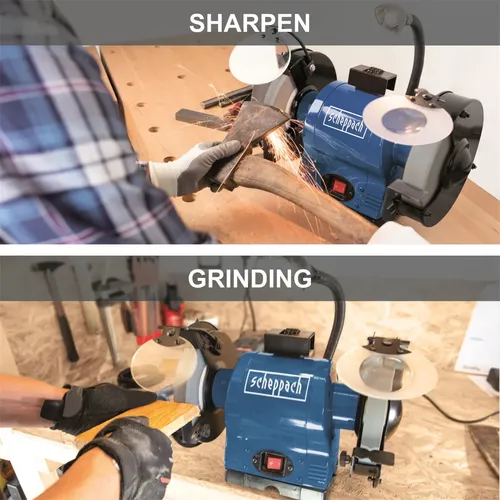 Scheppach BG 150 dvoukotoučová bruska s indukčním motorem