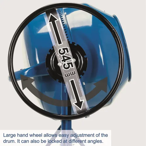 Scheppach MIX 125 stavební míchačka na beton 125 l