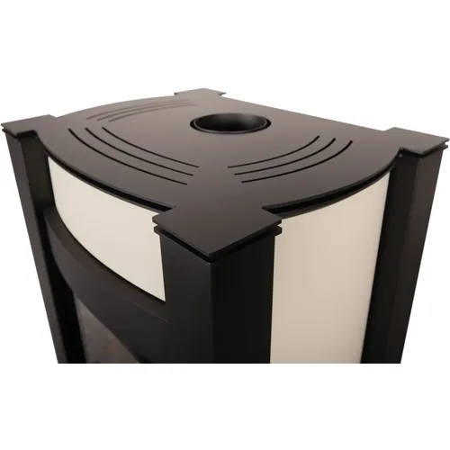 HS Flamingo KALMAR 11/7 krém ER teplovodní krbová kamna s 7 kW výměníkem a el. regulací