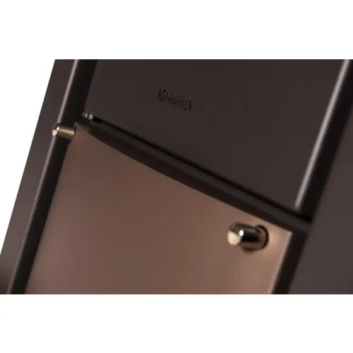 HS Flamingo Amos hnědá sametová krbová kamna