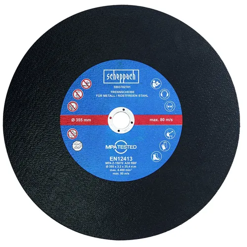 Scheppach Řezný kotouč k MT 140 / 150 (pr. 355 x 25,4 / 3,2 mm)