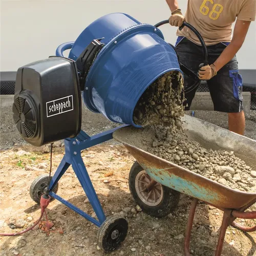 Scheppach MIX 140 stavební míchačka na beton 140 l